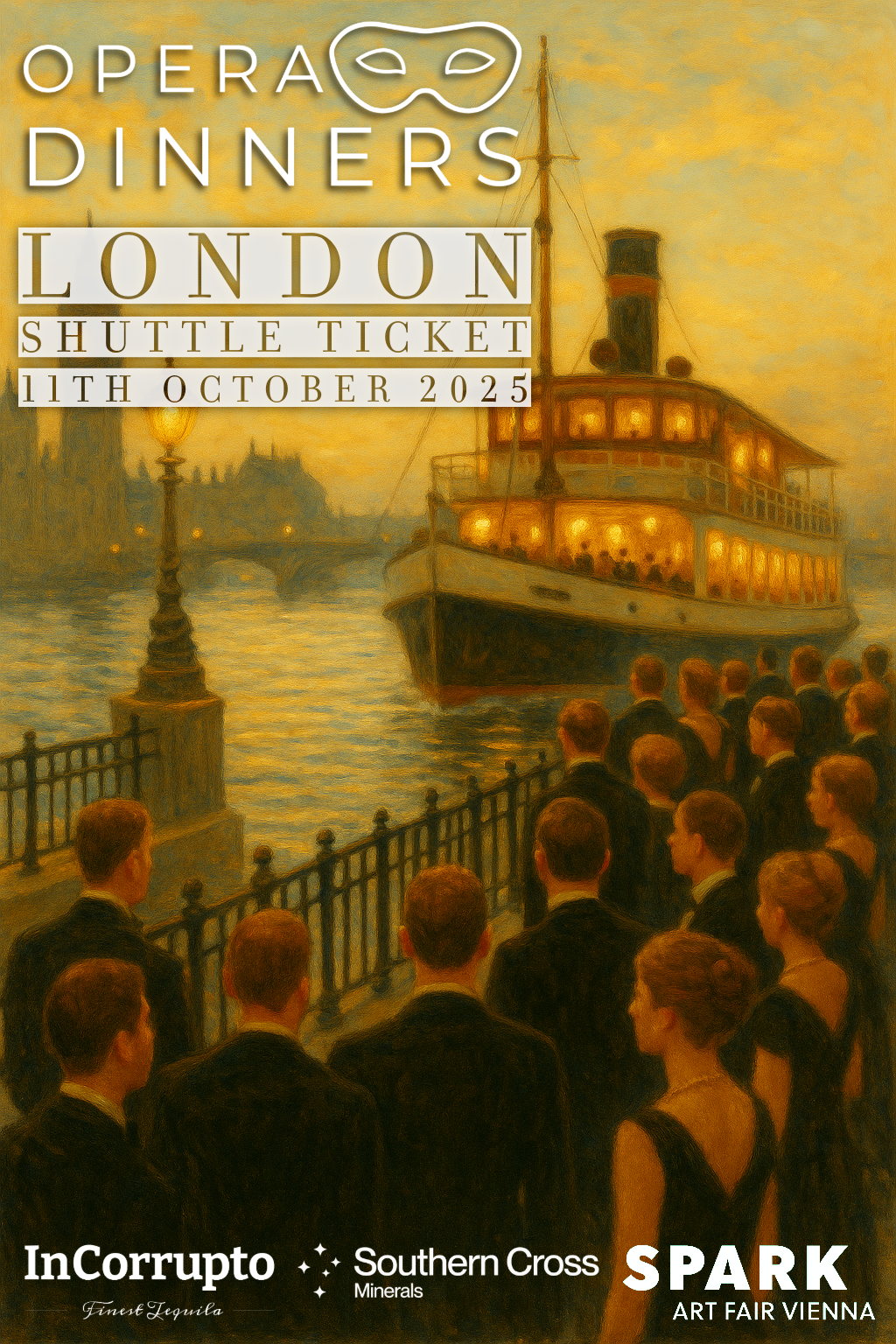 Shuttle Ticket - Opera Dinners London (11th Oct. 2025)
