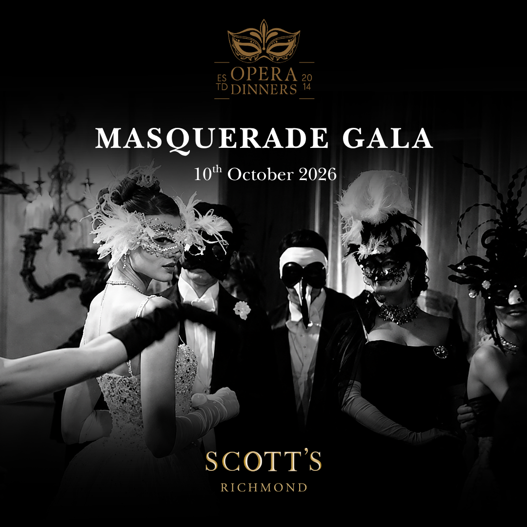 Richmond Carnival: The Opera Masquerade Gala Dinner at Scott's Richmond (October 10th 2026) - London