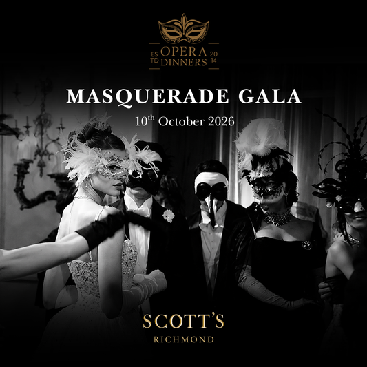 Richmond Carnival: The Opera Masquerade Gala Dinner at Scott's Richmond (October 10th 2026) - London